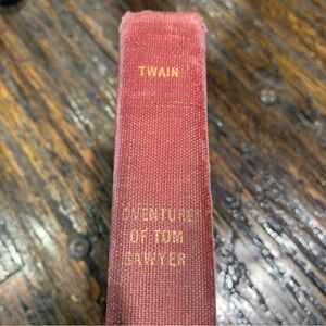 Vintage Antique Book Hardcover The Adventures of Tom Sawyer Mark Twain 1946